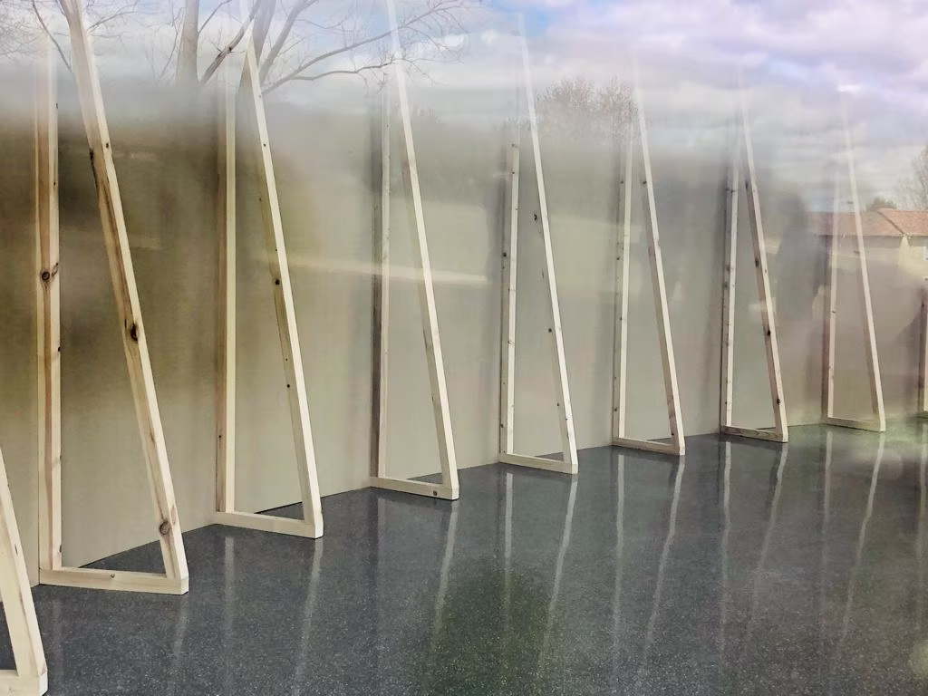 S.T (El espacio entre las cosas II), 2019, DM, 3 piezas de 285x210x25 cm. ©Jorge Yeregui (20)